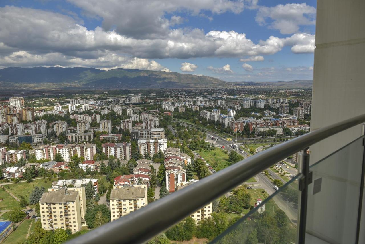 Apartmán Sky Deluxe 3 Fitness & Spa Skopje Exteriér fotografie