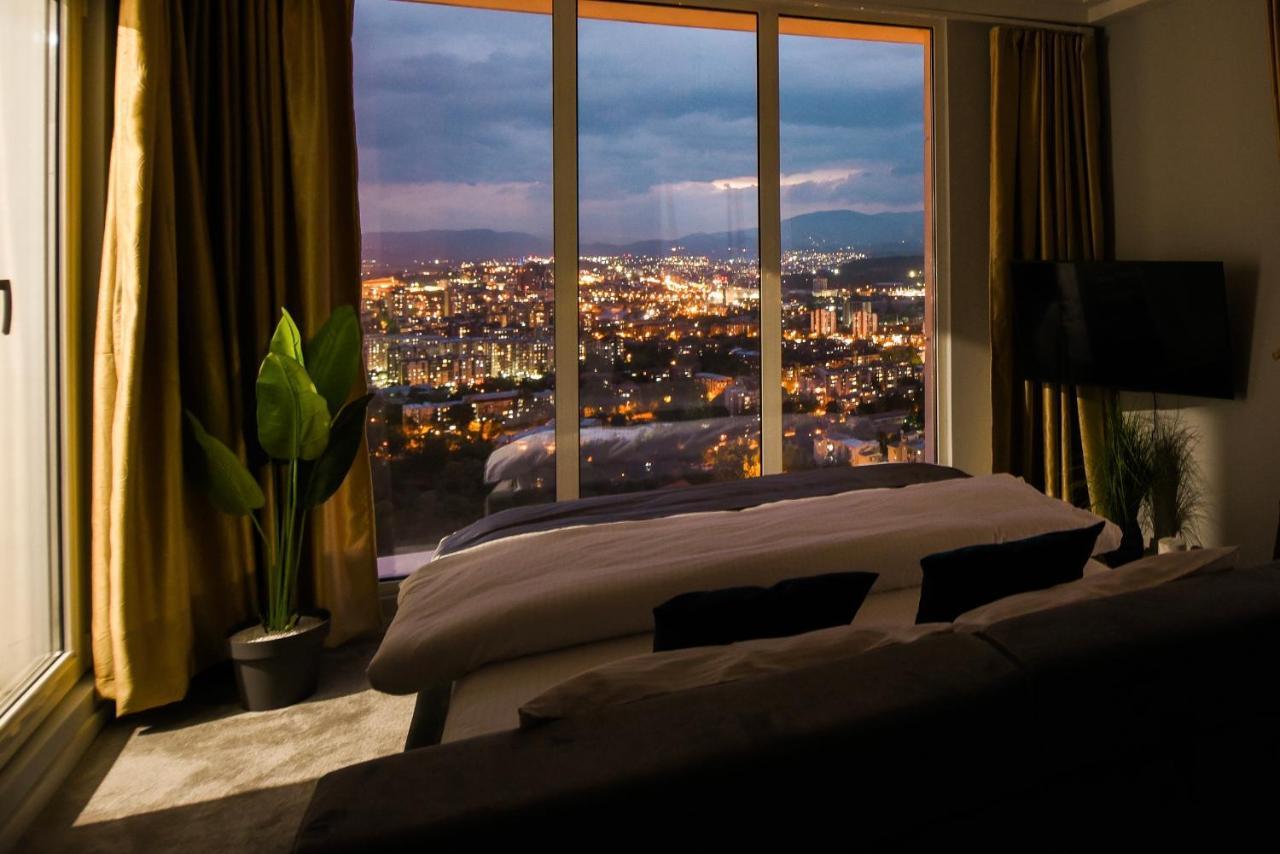 Apartmán Sky Deluxe 3 Fitness & Spa Skopje Exteriér fotografie